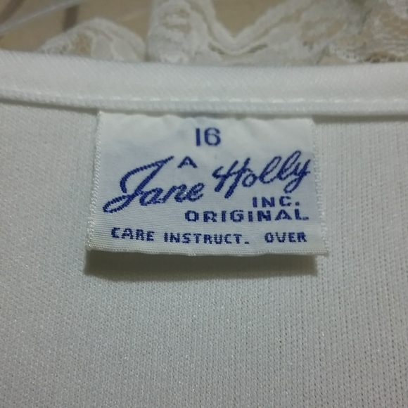 Jane Holly women's secretary polyester blouse size 16 Vintage - Picture 7 of 9